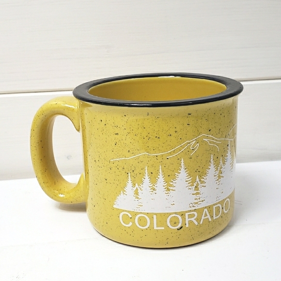 Colorado Mountain heavy pottery mug - Picture 1 of 8